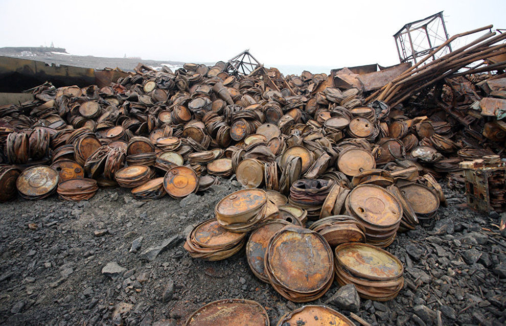 В текущем году Чукотку очистят от 5000 тонн металлолома